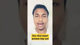 chsl exam answer key out #chslanswerkey #answerkey #answerkeyssc #sscschslanwerkey #sscanswerkey