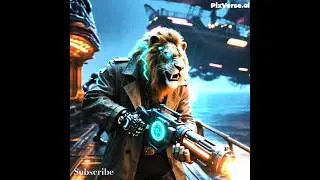 LION CAPTAIN OF SHIP #cat #aiart #youtubeshorts #shorts