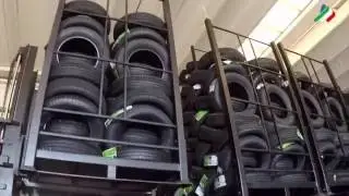 CONTENITORE PORTA PNEUMATICO - PNEUS