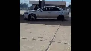 Subaru in Mozambique Petrol Station