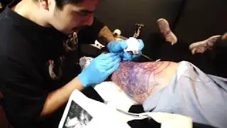 Golden Anchor Tattoo - The Process