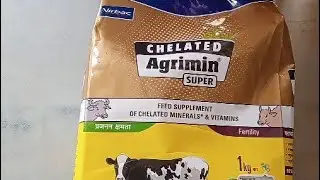 Chelated Agrimin super mineral mix (Virbac) Review uses dosage composition all details explained