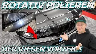 🔥HIER IST ROTATION GOLD WERT! Kantige Stoßstange polieren mit Rotationspoliermaschine EVO Mini🔥