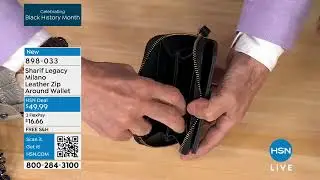 Sharif Legacy Milano Leather ZipAround Wallet
