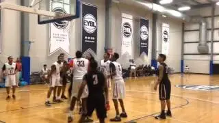 Highlights of 2016 Ohio State commit Derek Funderburk at Nike EYBL