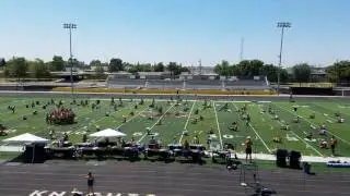 Pacific Crest Drum and Bugle Corps rehearsing.