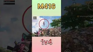 M416 1v4 #regoltos #bgmi #shorts #reels #pubgmobile