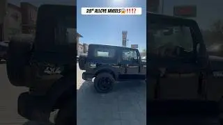 28&rdquo;Alloye Wheels😱‼️⁉️#thar4x4 #modifiedthar #short #viral #trending #automobile #thargadi #ytshorts