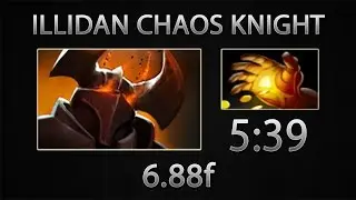 Dota 2 Chaos Knight Fast Farm - Illidan - Hand of Midas - 5:39 [6.88f]