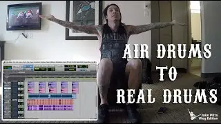 How to: Create Drums Out of Thin Air - Air Drums to Real Drums