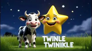 New | Twinkle Twinkle Little Star | Cow Theme | #cowsforkids #twinkletwinkle