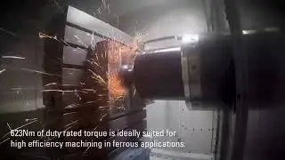 a81nx - The toughest cutting horizontal machining centre on his size