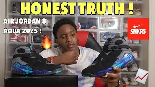 THE AIR JORDAN 8 AQUA 2025 IS BACK! 🔥 Is it worth the Hype or Nah ??  In Depth Review / Comparison !