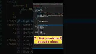 CSS Pseudo classes | :hover | :link | :visited in HTML CSS | HTML Tutorial for Beginners#10 #pseudo
