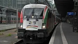 Werbetaurus (182 521) mit toller Tonleiter und 363 211 in Frankfurt Hbf I Herbstprogramm Tag 5, 1/2