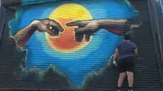 Jersey City students honor heroes in mural arts program