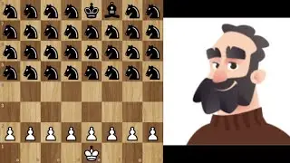 8 pawns vs 30 knights and 1 bishop