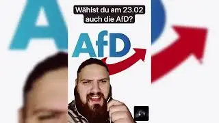 AfD Sympathisant erklärt warum er Blau wählt!