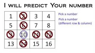 I Will Predict Your Number - Math Magic Trick