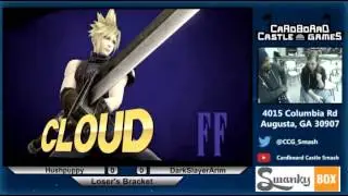 CCG Smash 2/14/16 DarkslayerArim(Cloud) vs Hushpuppy(Marth,Samus)