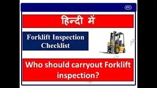 Forklift Truck Inspection Checklist (हिन्दी में)