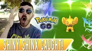 SHINY SHINX CAUGHT IN POKEMON GO! EX Raid Pass Hunting at Hagan Community Park in Rancho Cordova!