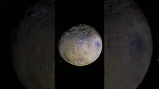 What are the shape and the size of the dwarf planet Ceres?  #universe #cosmos #astronomy