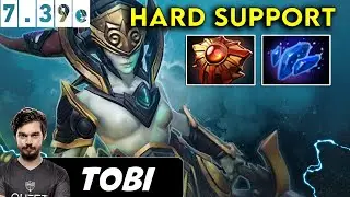 Tobi Naga Siren Hard Support - Dota 2 Patch 7.39e Pro Player Gameplay