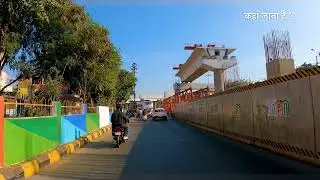 Indore Metro Construction | Indore metro project Indore city tour 2022 GOPRO