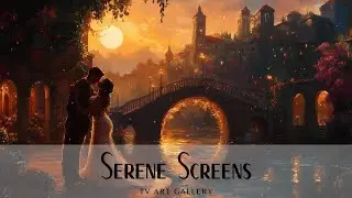 Romantic Kissing Couple On Valentine's Day In A Goregeous Setting - TV Art and Screensaver - Still