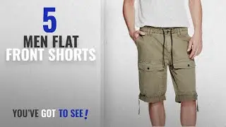 Guess Flat Front Shorts [ Winter 2018 ]: GUESS Men's Axel Flight Shorts