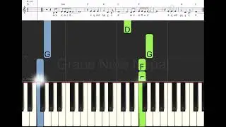 Nepali Christian Song | Bhajan 515 | Basic Piano Tutorial