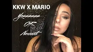 KKW X MARIO COLLAB REVIEW || Yassssss or Nexxxxxt