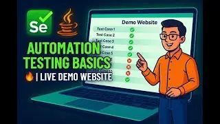 Automation Testing Basics 🔥 | Live Demo Website with Selenium & Java | Beginner Friendly || #viral