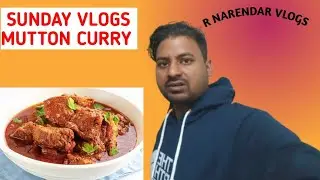 Aaj Bana Mutton Curry 🍖 | Sunday Special Mutton Vlog | Desi Village Style RNARENDARVLOGS 