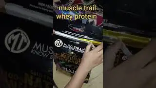 Whey protein muscle trail unboxing।। #shorts
