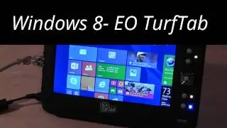 EO TurfTab UMPC Running Windows 8: