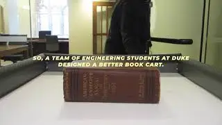 Rubenstein Library's New Book Cart