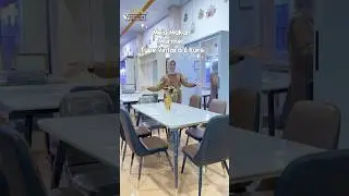 Meja makan marmer Import dari Vermont Store
