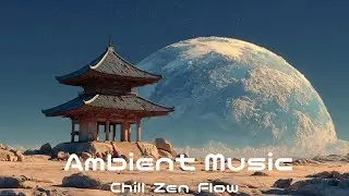 Ambient Flute Echoes from the Moon | 4K дзэн-атмосфера для глубокого фокуса