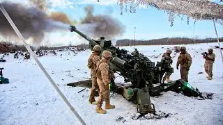 Firing M777 Howitzer in Challenging Extreme Arctic Cold Environment | US Marine Corps Video