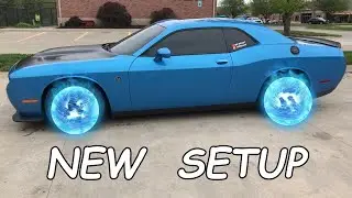 New Wheel & Tire Set Up On My 2016 Dodge Challenger Hellcat