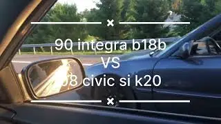 90 integra b18 vs 08 civic si
