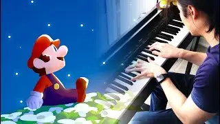 SUPER MARIO GALAXY - Gusty Garden Galaxy (Soft/Emotional Piano Version) + Sheet Music