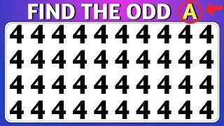 Find the Odd Emoji &ndash; Numbers & Letters Edition 🔤🔢🧠 | 30 Levels of Brain Puzzles | Quizzer King