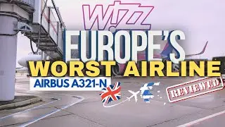 Flying Wizz Air AIRBUS A321 London Gatwick to Athens | Flight Review | BUDGET AIRLINES