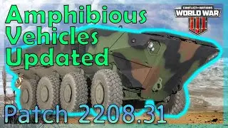Amphibious Vehicles Updated - Conflict of Nations World War III Patch 2208.31