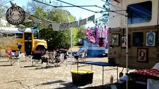 Exploring Skoolie Swarm 2024 Real Time Drive Around