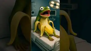 Banana Frog Screams and Escapes! 🍌🐸 | ASMR Absurd Animation