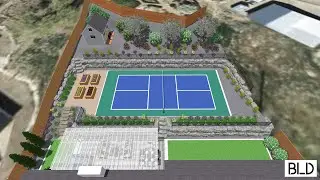 Boise Foothills Backyard Sports Court & Landscape Design
